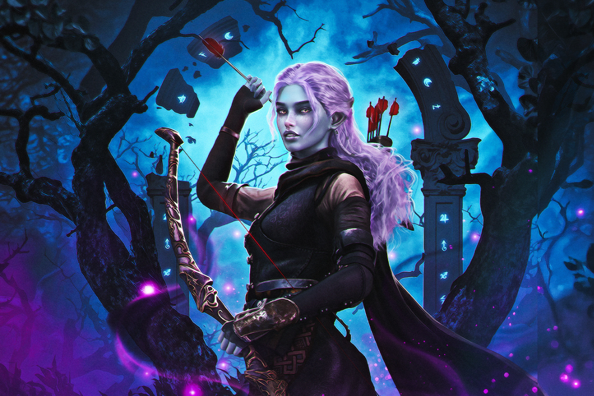 Epic fantasy heroine, Draeza, from Wielder of Shadows by Beth Ball
