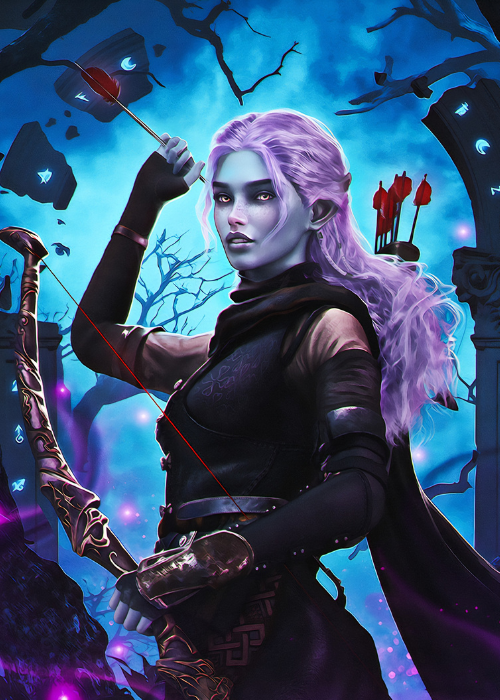 epic fantasy heroine, Draeza from Wielder of Shadows by Beth Ball