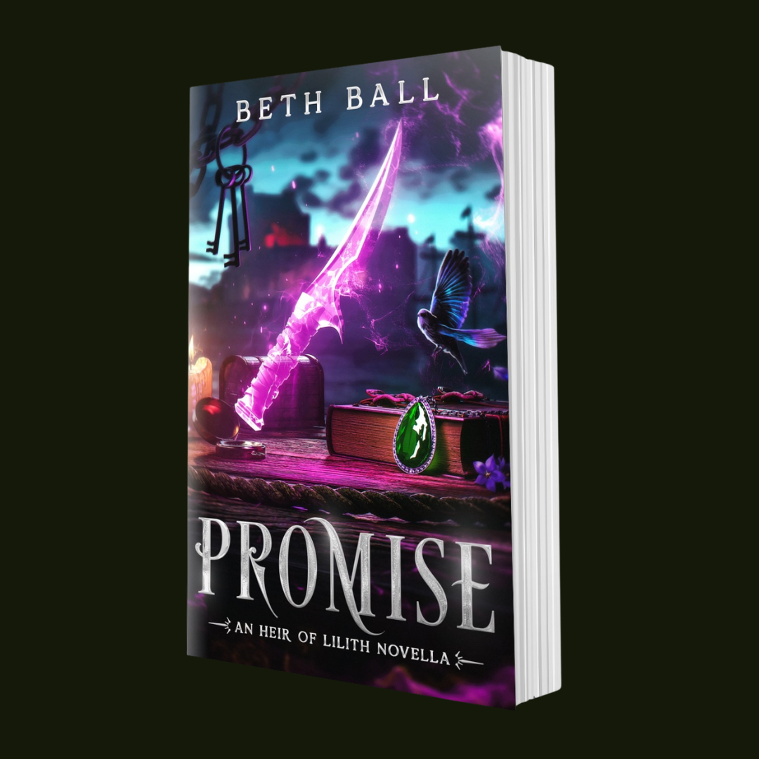 Book cover of 'Promise' by Beth Ball with a fantasy design on a black background