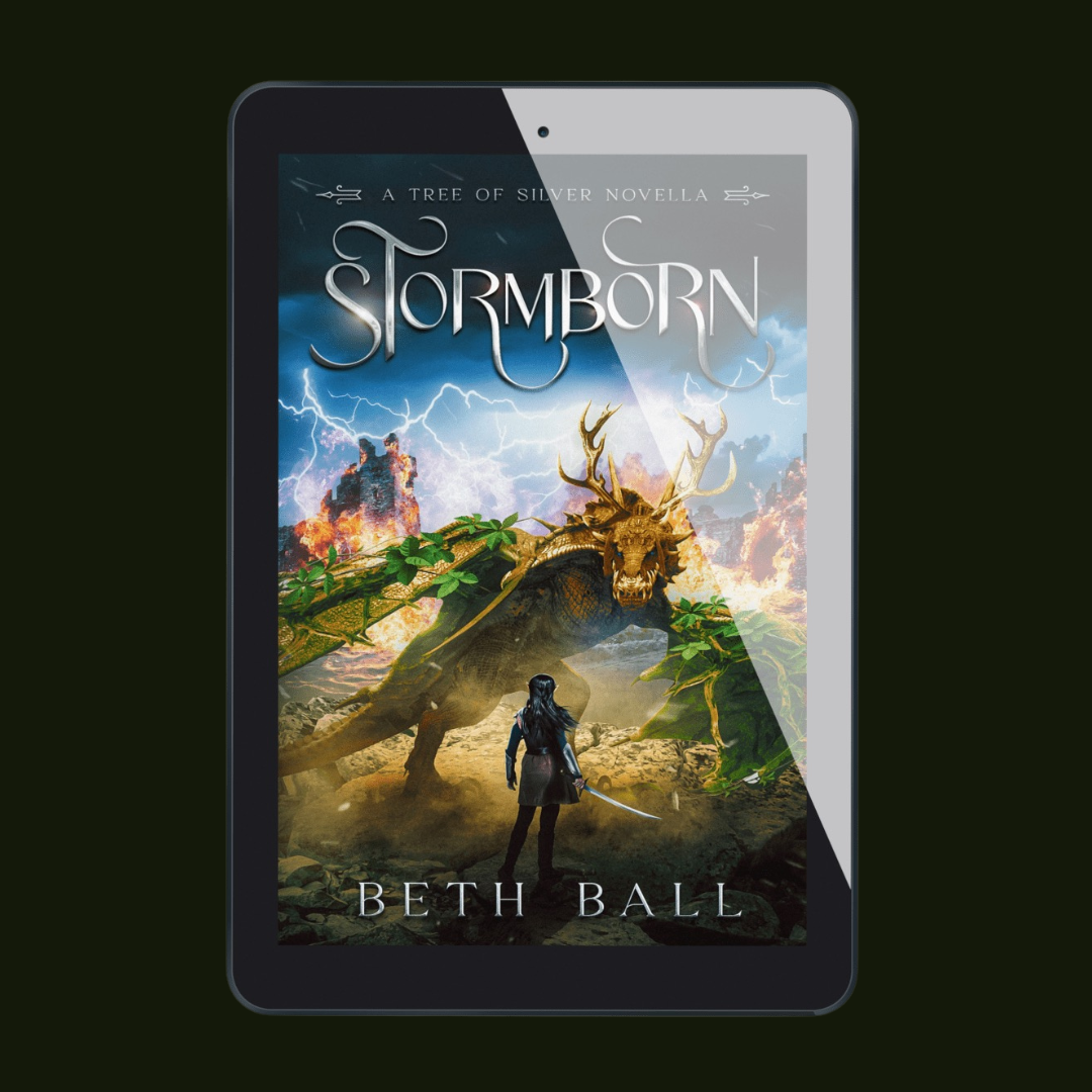 epic fantasy ebook cover for Stormborn by Beth Ball